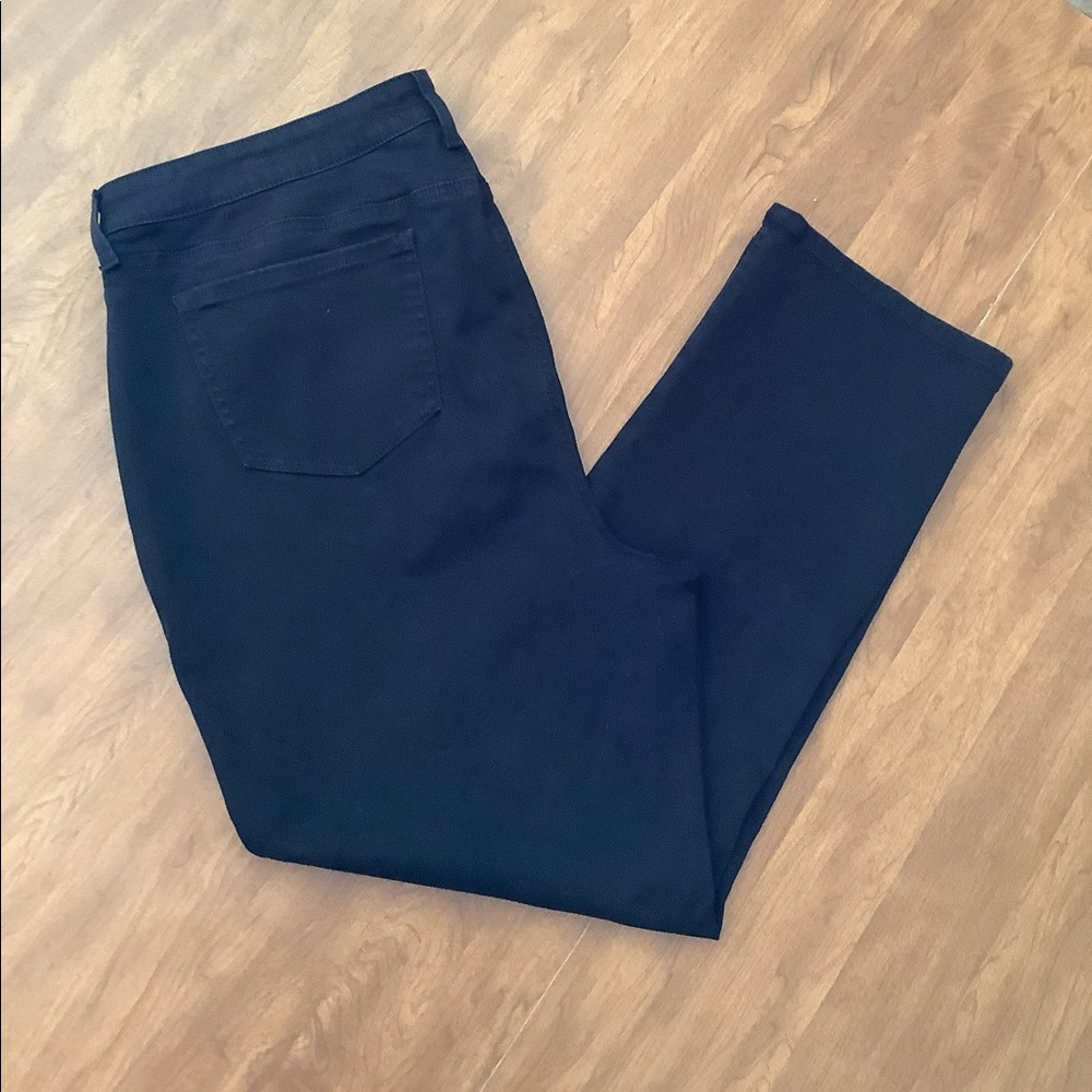 NYDJ Black Sheri Slim, Ankle Jean